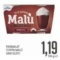 Supermercati Piccolo Parmalat coppa malù offerta