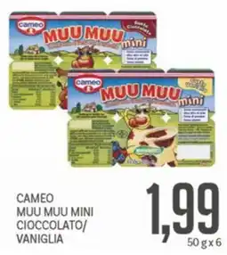 Supermercati Piccolo Cameo muu muu mini cioccolato/ vaniglia offerta
