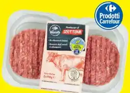 Carrefour Hamburger di Scottona Filiera Qualità Carrefour offerta