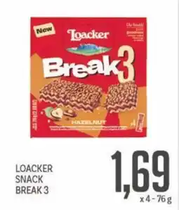 Supermercati Piccolo Loacker snack break 3 x4 offerta
