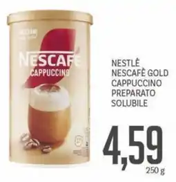 Supermercati Piccolo Nestle nescafè gold cappuccino preparato solubile offerta