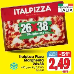 Carrefour Italpizza Pizza Margherita 26x38 offerta