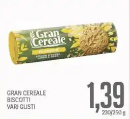 Supermercati Piccolo Gran cereale biscotti offerta