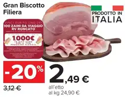 Carrefour Market Gran Biscotto Filiera offerta