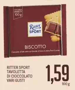 Supermercati Piccolo Ritter sport tavoletta di cioccolato offerta