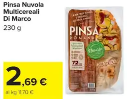 Carrefour Market Pinsa Nuvola Multicereali Di Marco offerta