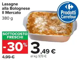 Carrefour Market Lasagne alla Bolognese Il Mercato offerta