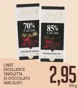 Supermercati Piccolo Lindt excellence tavoletta di cioccolato offerta
