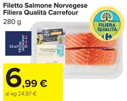 Carrefour Market Filetto Salmone Norvegese Filiera Qualità Carrefour offerta