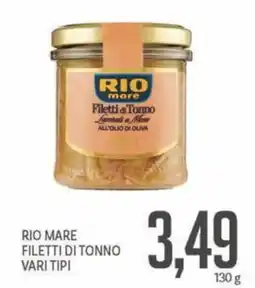 Supermercati Piccolo Rio mare filetti di tonno offerta