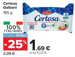Carrefour Market Certosa Galbani offerta
