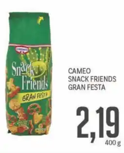 Supermercati Piccolo Cameo snack friends gran festa offerta