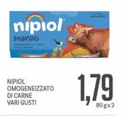 Supermercati Piccolo Nipiol omogeneizzato di carne offerta