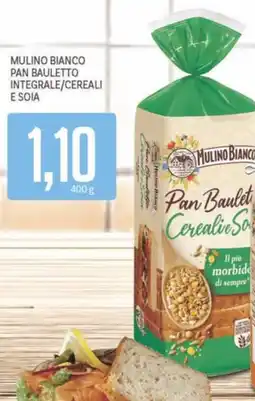 Supermercati Piccolo Mulino bianco pan bauletto integrale/cereali e soia offerta
