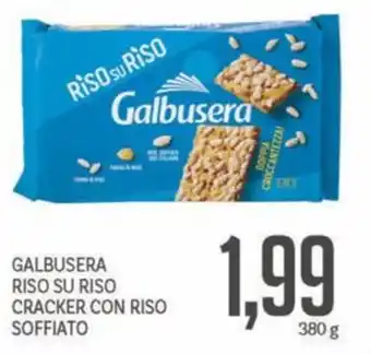 Supermercati Piccolo Galbusera riso su riso cracker con riso soffiato offerta