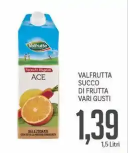 Supermercati Piccolo Valfrutta succo di frutta offerta