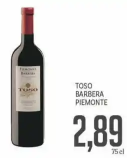 Supermercati Piccolo Toso barbera piemonte offerta