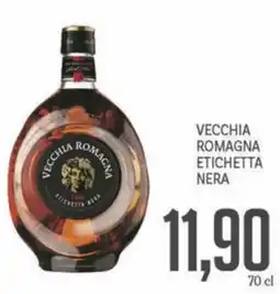 Supermercati Piccolo Vecchia romagna etichetta nera offerta