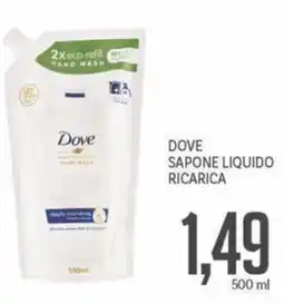 Supermercati Piccolo Dove sapone liquido ricarica offerta