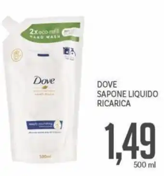 Supermercati Piccolo Dove sapone liquido ricarica offerta