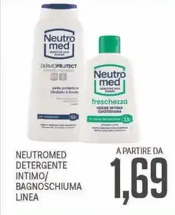 Supermercati Piccolo Neutromed detergente intimo/ bagnoschiuma linea offerta
