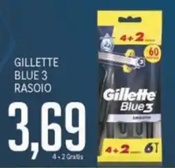 Supermercati Piccolo Gillette blue 3 rasoio offerta