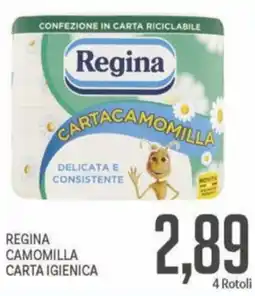 Supermercati Piccolo Regina camomilla carta igienica offerta