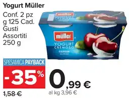 Carrefour Market Yogurt Müller offerta
