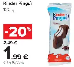 Carrefour Market Kinder Pinguì offerta