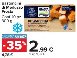 Carrefour Market Bastoncini di Merluzzo Frosta offerta