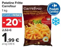 Carrefour Market Patatine Fritte Carrefour offerta