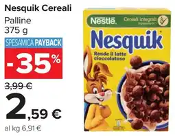 Carrefour Market Nesquik Cereali offerta