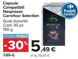 Carrefour Market Capsule Compatibili Nespresso Carrefour Selection offerta