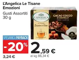 Carrefour Market L'Angelica Le Tisane Emozioni offerta