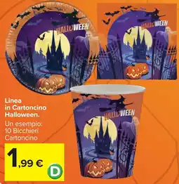Carrefour Market Linea in Cartoncino Halloween offerta