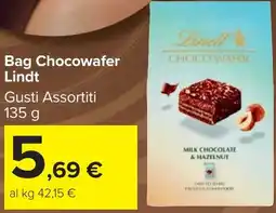 Carrefour Market Bag Chocowafer Lindt offerta
