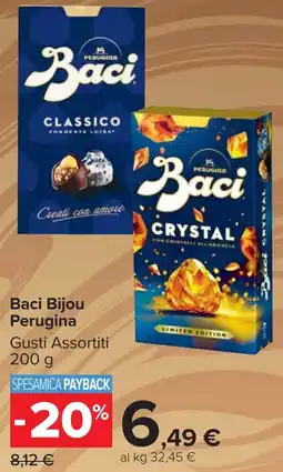 Carrefour Market Baci Bijou Perugina offerta