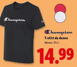 Lidl Champion T-shirt da donna offerta