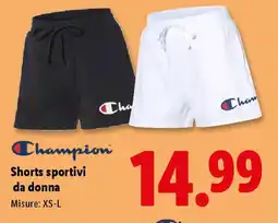 Lidl Champion Shorts sportivi da donna offerta