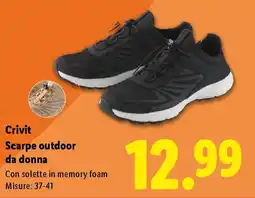 Lidl Crivit Scarpe outdoor da donna offerta