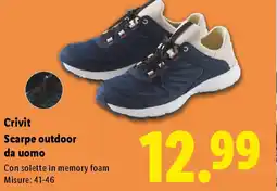 Lidl Crivit Scarpe outdoor da uomo offerta