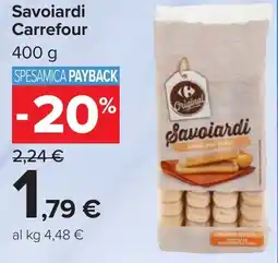 Carrefour Market Savoiardi Carrefour offerta