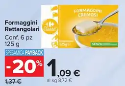 Carrefour Market Formaggini Rettangolari offerta