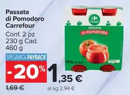 Carrefour Market Passata di Pomodoro Carrefour offerta
