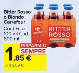 Carrefour Market Bitter Rosso o Biondo Carrefour offerta