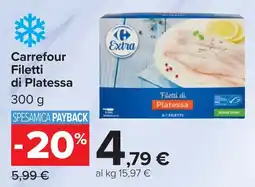 Carrefour Market Carrefour Filetti di Platessa offerta
