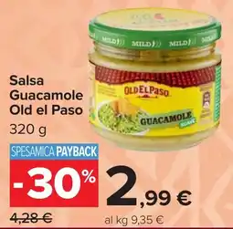 Carrefour Market Salsa Guacamole Old el Paso offerta