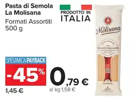 Carrefour Market Pasta di Semola La Molisana offerta