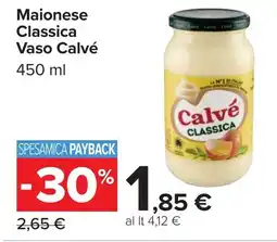 Carrefour Market Maionese Classica Vaso Calvé offerta