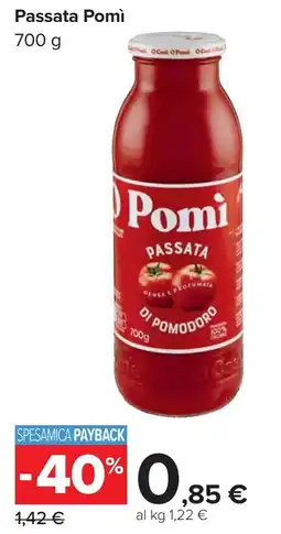 Carrefour Market Passata Pomì offerta